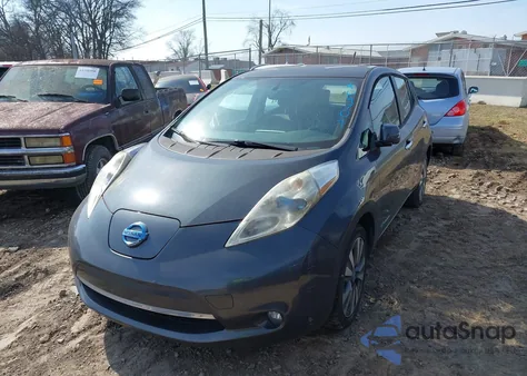 2013 Nissan Leaf Sl z USA, uszkodzony, nr VIN 1N4AZ0CP9DC404704